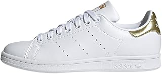 adidas Originals Stan Smith Women's Trainers, White Cloud White Cloud Gold Metallic, 44 EU