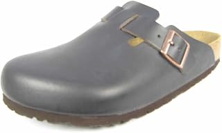 Birkenstock Men's Boston Brown Leather Clogs 45 M EU