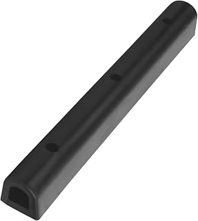 Nisorpa Rubber Dock Bumper 3.3 Feet Heavy-Duty Dock Edge Bumper Rubber Trailer Bumper with 3 Bolts for Loading Docks, Marinas and Parking Spots Boat Docks and Boat Slips - 39” x 3.9” x 3.9"