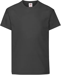 Fruit of the Loom Boy's Valueweight T Kids T-Shirt (Pack of 2)