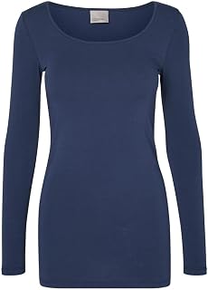VERO MODA Vmmaxi My LS Soft Uneck Ga Noos Women's Long-Sleeved Shirt
