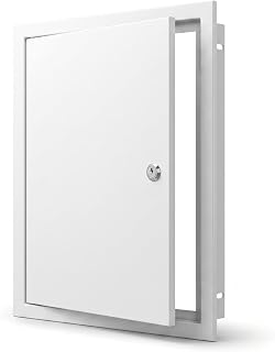 txxlgchh 24x31 Lockable Galvanized Access Panel 1.2mm metal Drywall Door | Heavy-duty galvanized steel access panel with a 1.18in wide-bevel frame and secure lock for drywall ceilings Plumbing