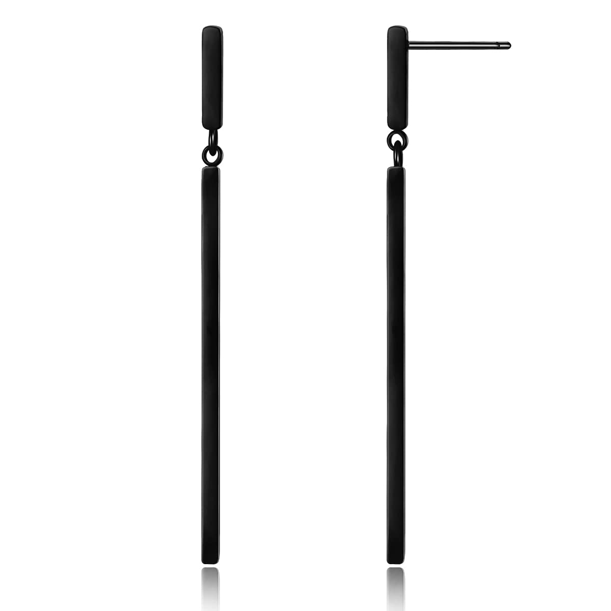 MUYAN Geometric Dangle Earrings for Women Trendy Stainless Steel Jewelry
