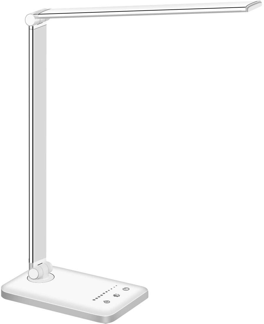 SLATOR LED Desk Lamp, Desk Flexo (Eye Care, USB Port, 5 Modes, 10 Brightness Lev