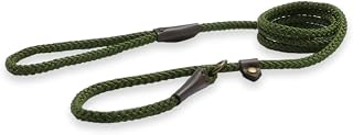 Ancol Heritage Nylon Rope Slip Lead, 1.5 m Length x 8 mm Width, Green