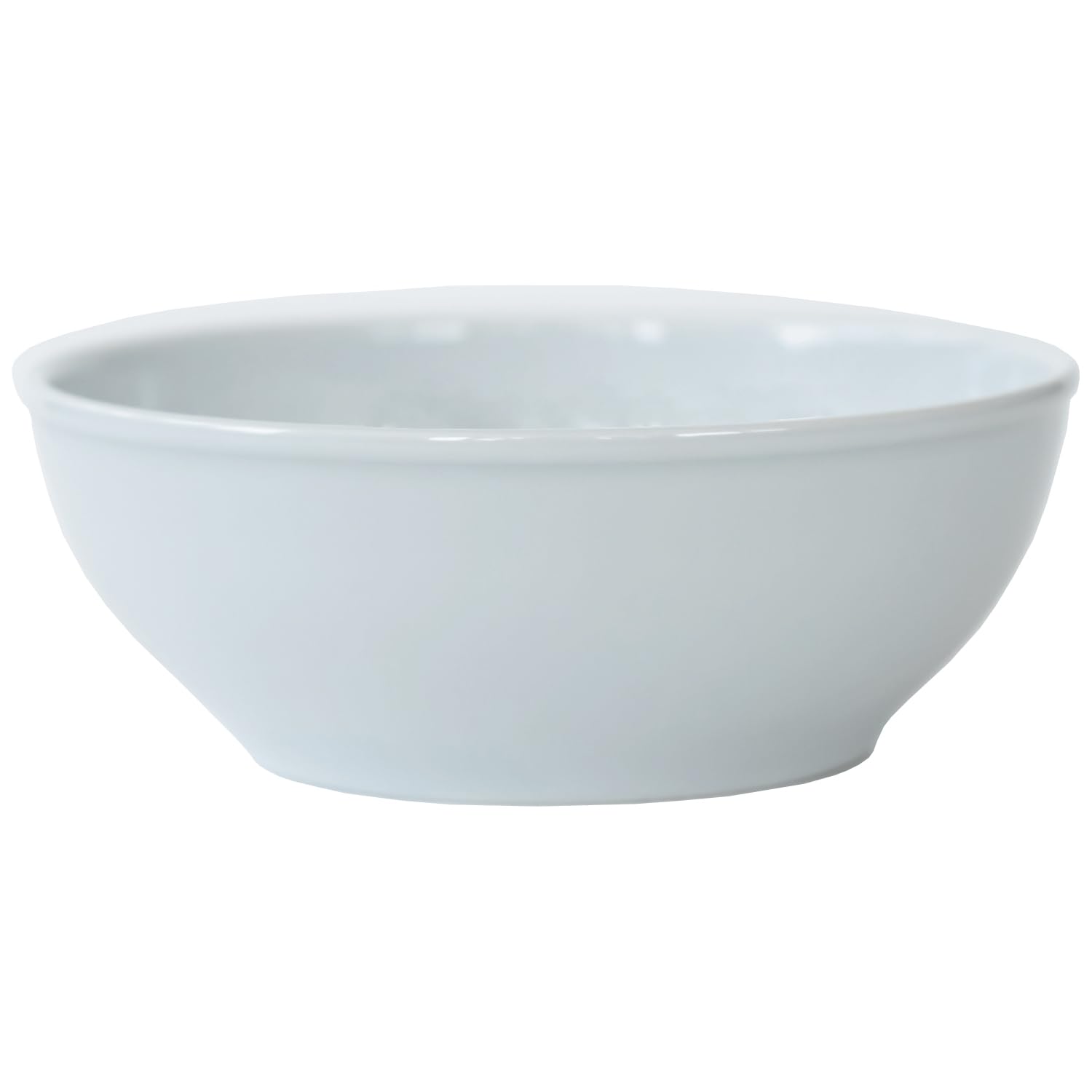 Nishiki Pottery 13226 Hasami Ware Common Bowl, Dish, White, Diameter: Approx. 5.