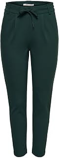 Only Onlpoptrash Easy COL Women's Chino Trousers, Elegant and Comfortable Slip-On Trousers with Stretch, Classic Cut Fabric Trousers Made of High-Quality Viscose Blend