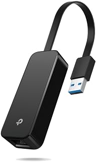 TP-Link USB to Ethernet Adapter,Support Nintendo Switch,1Gbps,Plug and Play | Gigabit RJ45 to USB A 3.0 Network Adapter, Foldable & Portable Design, Compatible w/ Windows, macOS, & Linux(UE306)