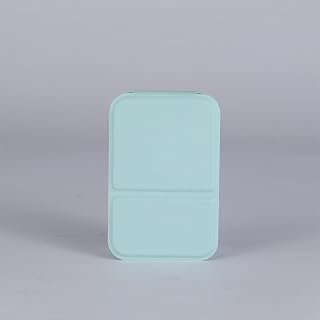 Rectangle Folding Compact Mirror - Small Simple Style Portable Vanity Mirror, Travel & Dorm Desktop Dressing Mirror, Home Essentials Touch Up Mirror, Ideal Gift for Women (Green)