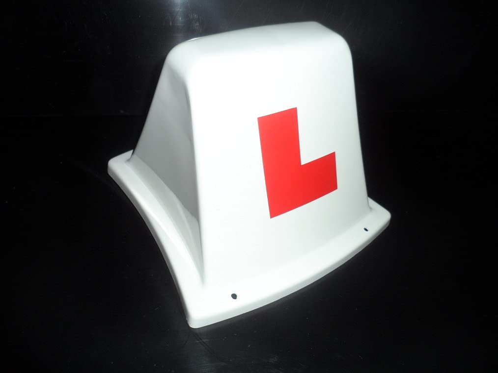 Dinky Driving Instructor Roof sign | Learner top box | Magnetic sign White