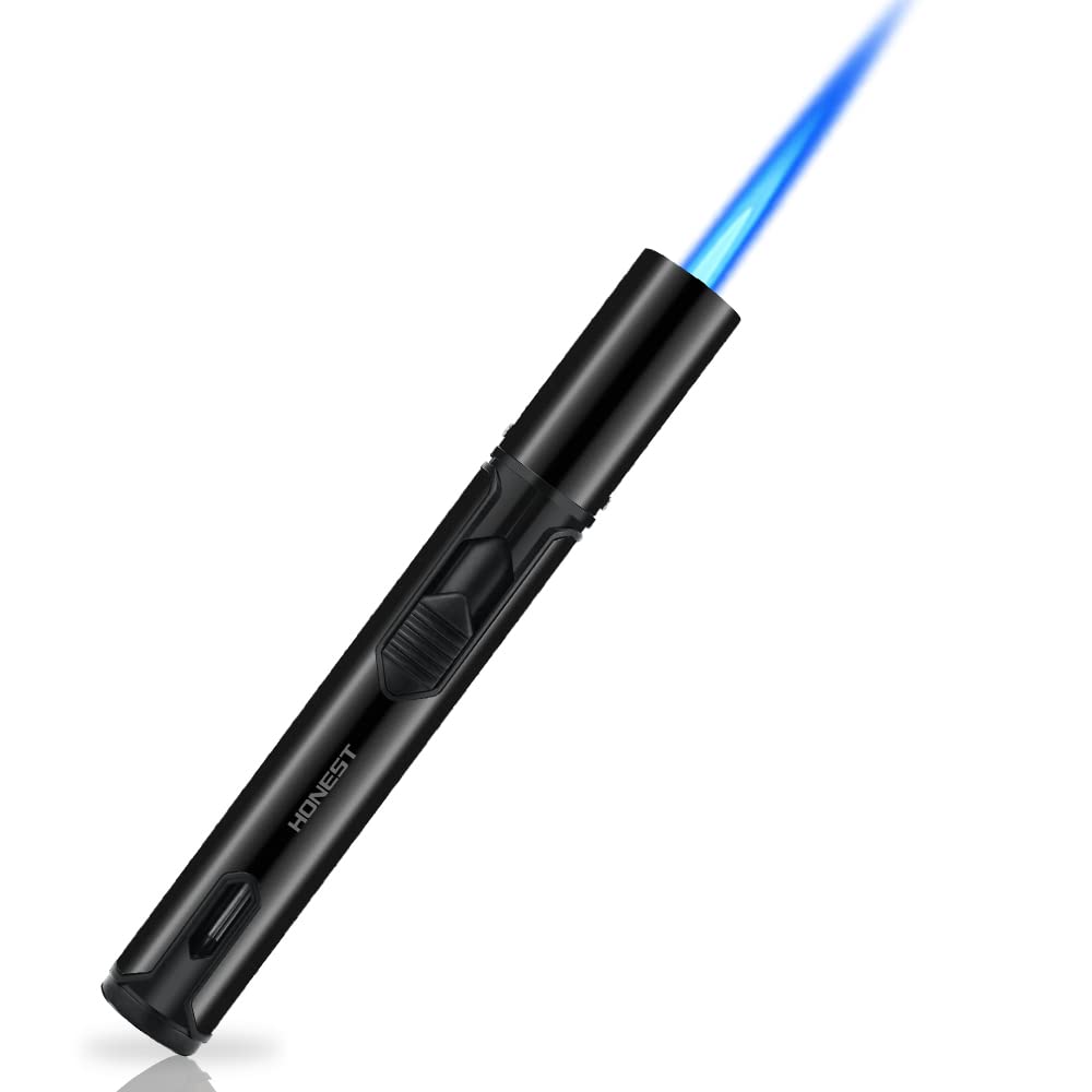 PROMISE Jet Torch Lighter Power Flame Pen Torch Lighter Adjustable Refillable Bu
