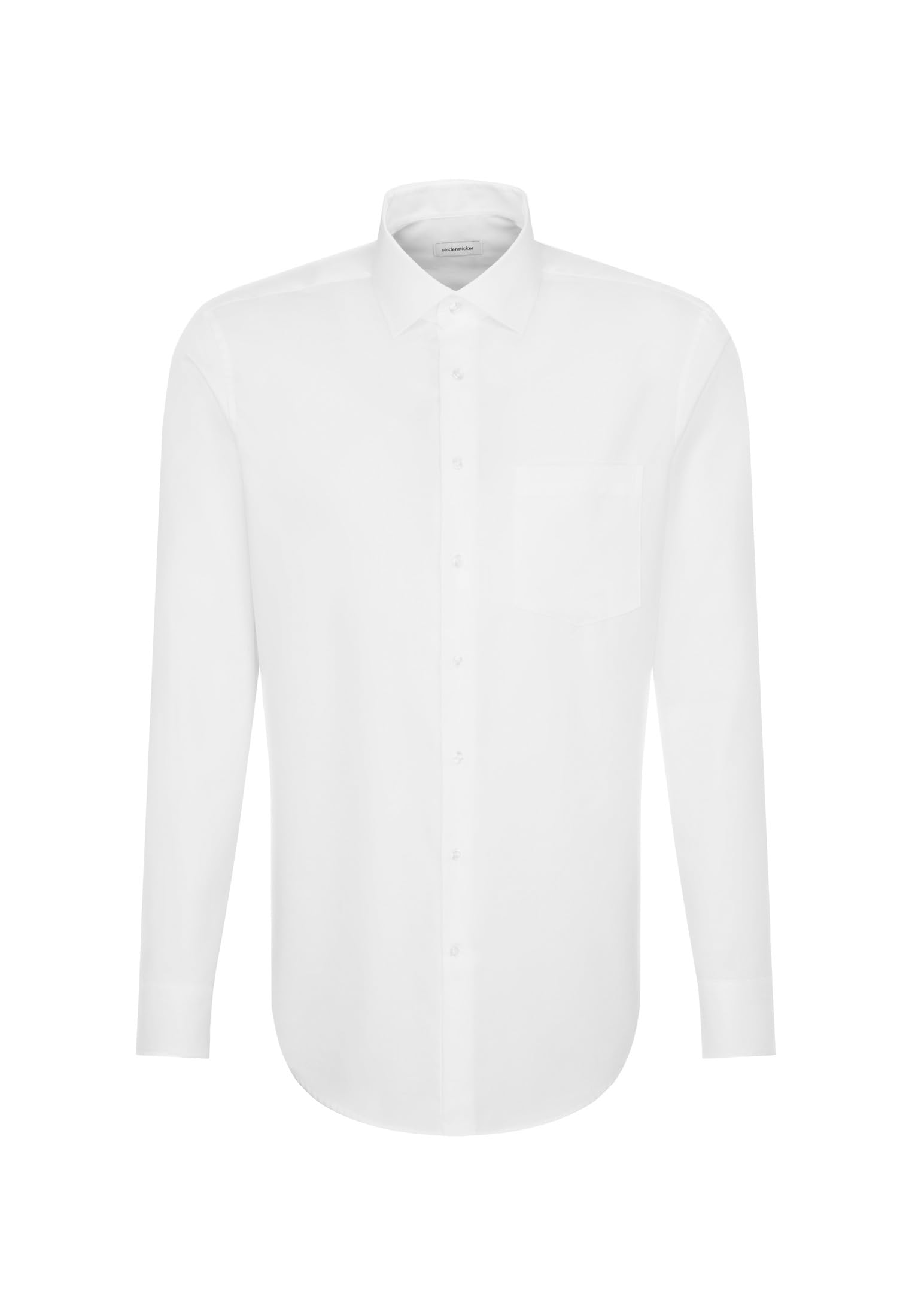 Seidensticker Men's Business Shirt - Regular Fit - Non Iron - Kent Collar - Long