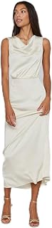 Vila Women's Viravenna Waterfall S/L Maxi Dress-noos Dress (Pack of 1)