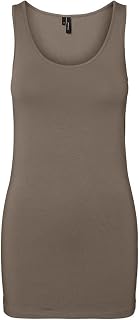 Vero Moda Women's Vmmaxi My Soft Long Tank Top Ga Noos Vest