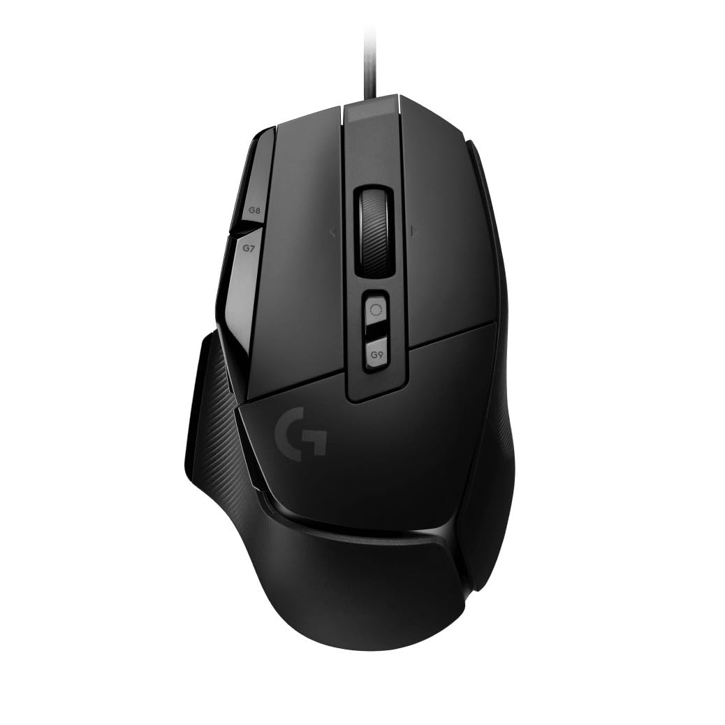 Logitech G G502 X Wired Gaming Mouse - LIGHTFORCE Hybrid Optical-Mechanical Prim