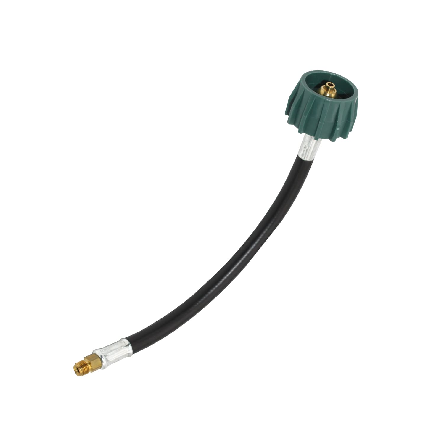 Flame King 12-inch Pigtail Hose Connectors, 1/4" Male Inverted FLARE (NOT N