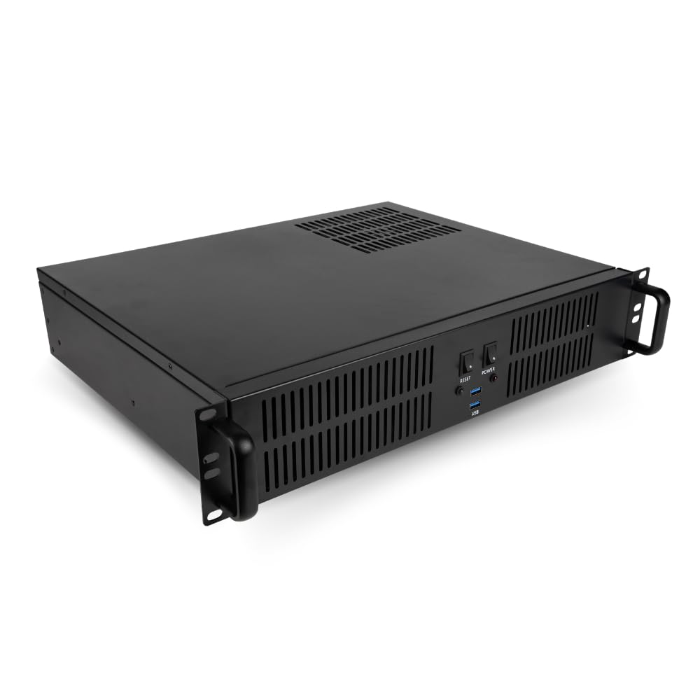 Quiet Rackmount Computer (3.8-4.6GHz AMD Ryzen 7 5700G CPU, 32GB RAM, 2TB SSD, W