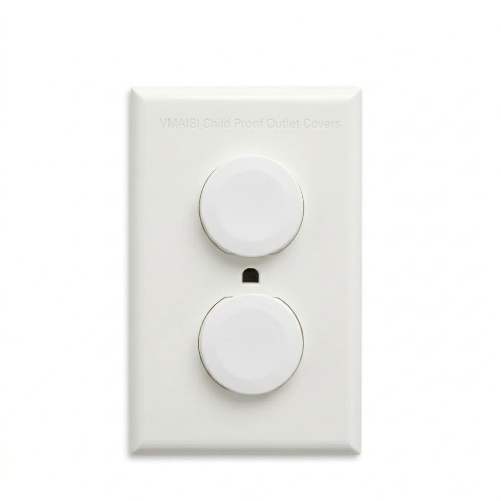 Vmaisi 62 Pieces Outlet Covers Baby Proofing Plug Protectors Child Safety | Elec