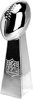 Spire Designs Fantasy Football Trophy - Chrome Replica Championship Trophy - First Place Winner Award for League - 2 Sizes