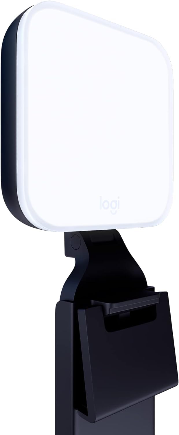 Logitech for Creators Litra Glow Premium LED Streaming Light with TrueSoft, Adju