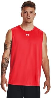 Under Armour Mens Team Tech Slvls Grey Loose Short Sleeve Shirt