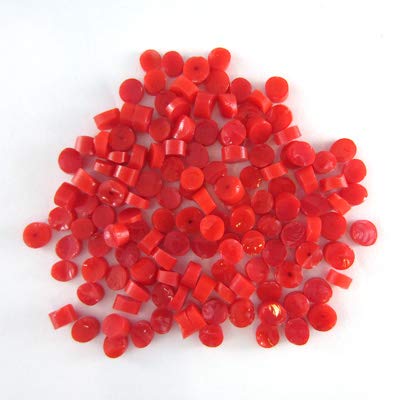 Red Opal Dots D2502-96 COE 96 Glacial Art Glass