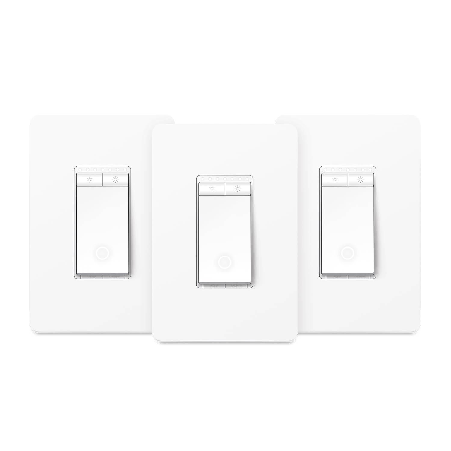 Kasa Smart Dimmer Switch HS220P3, Single Pole, Needs Neutral Wire | 2.4GHz Wi-Fi