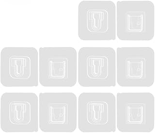 10PACK Self Adhesive Double-Sided Hooks Transparent Traceless Wall Hook for Kitchen Bedroom Plug Socket Storage Holder Hangers