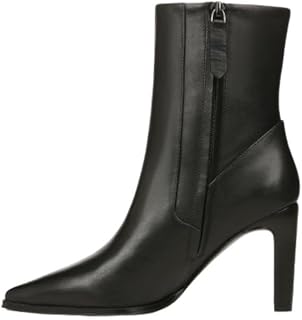 Franco Sarto Botín Appia para mujer, Cuero negro, 36 EU