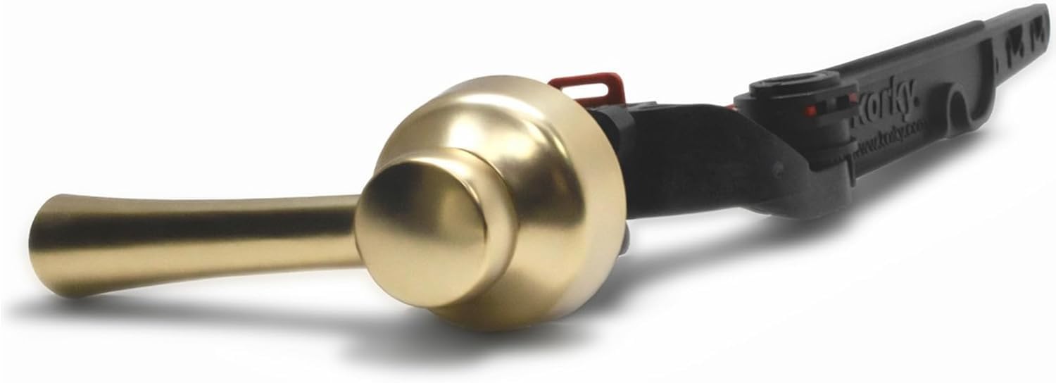 Korky Strongarm Metal Toilet Handle & Lever in Brushed Gold - 6094 | Simple Styl