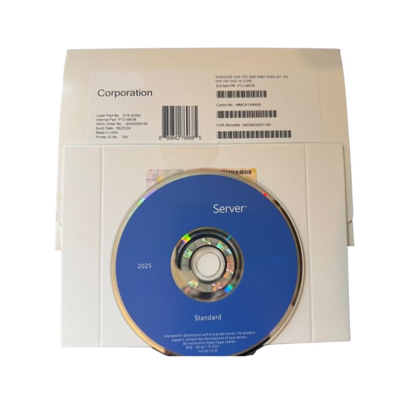 GigaMediaGroup Server 2025 Standard 16 Core OEM English Version NEW