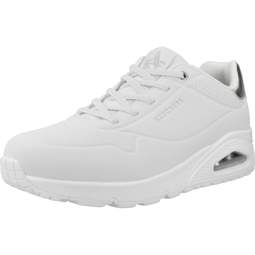 Skechers Womens UNO - Shimmer Away Wedge Slip-on Fashion Sneakers