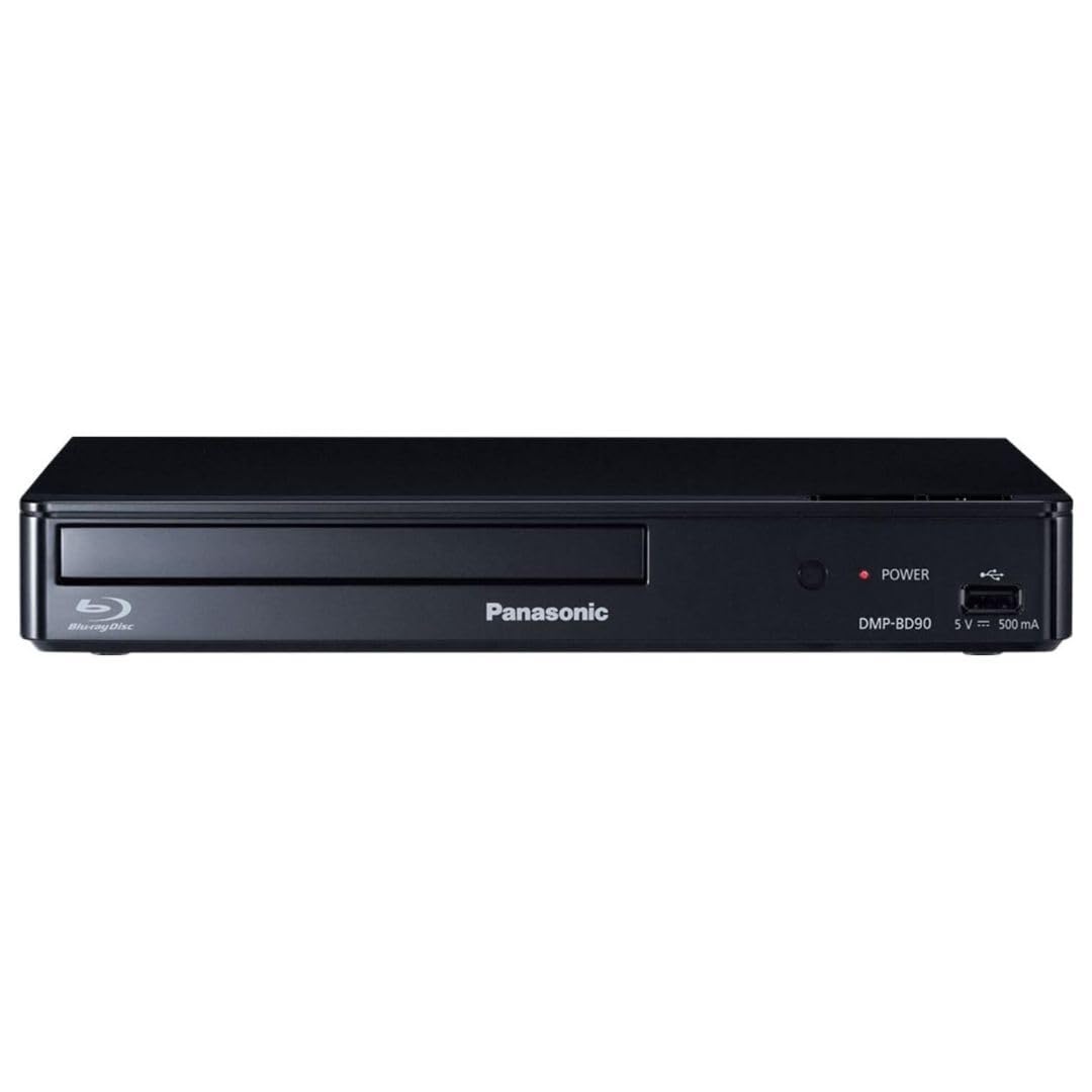 Panasonic DMP-BD90P-K Blu-ray DVD Player with Full HD and Dolby Digital Sound (B