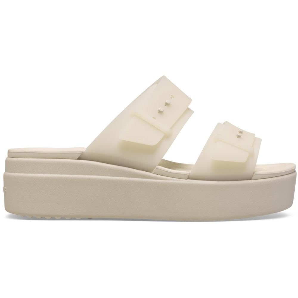 Crocs Unisex Brooklyn Bucklefrostedlowwedge Sandale
