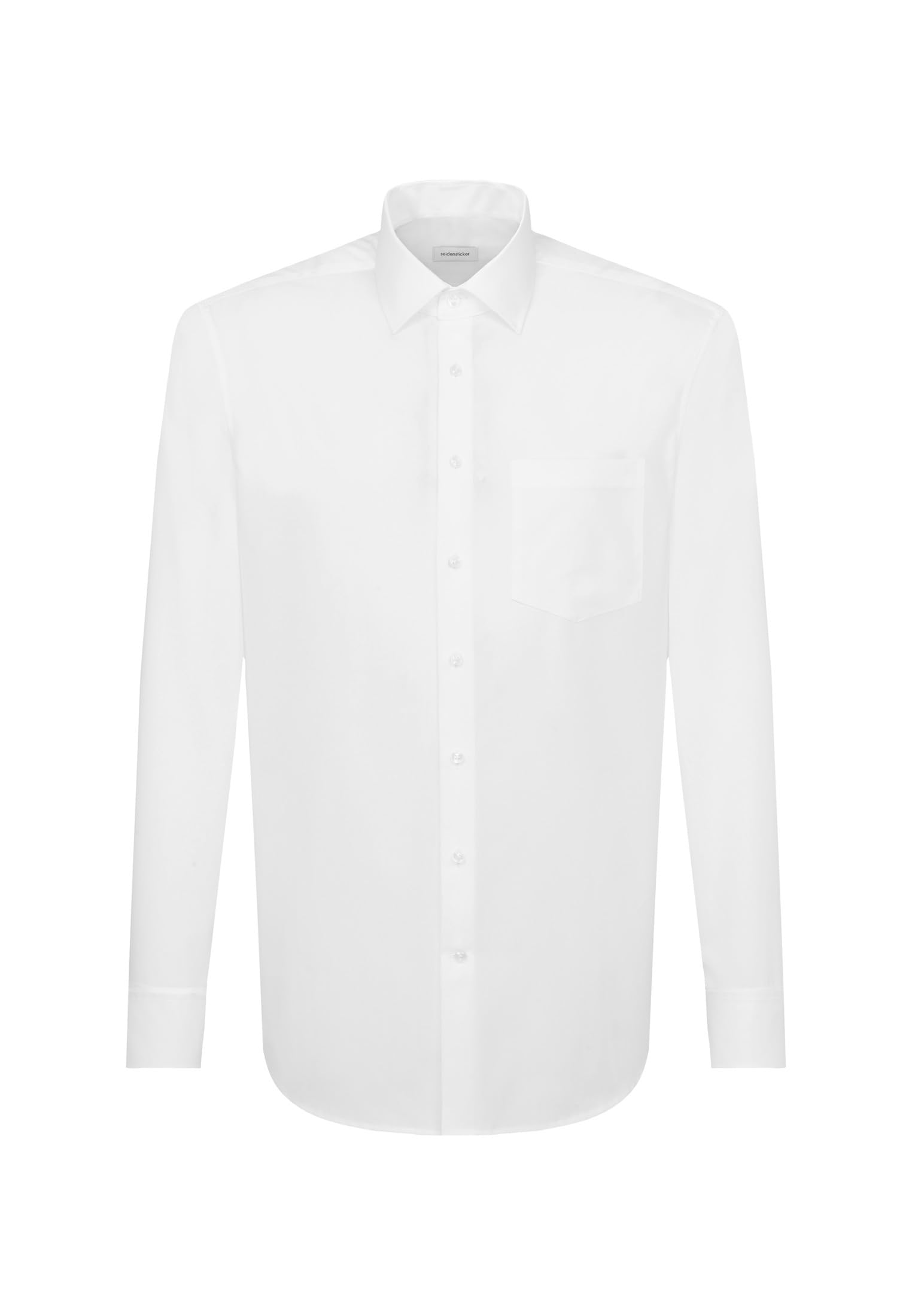 Seidensticker Men's Business Shirt - Regular Fit - Non Iron - Kent Collar - Long
