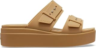 Crocs Brooklyn Buckle Low Wedge SandalsWomen