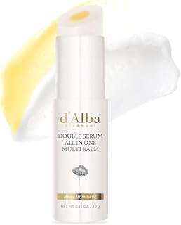d'alba Piedmont White Truffle Double Serum All-in-one Multi Balm | Vegan Skin Care, 3 in 1 Treatment, Wrinkle Balm, Korean Skincare