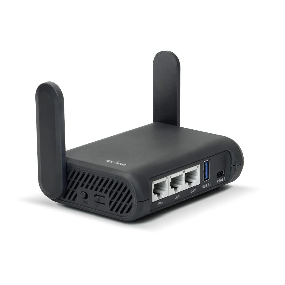 GL.iNet GL-A1300 Pocket VPN Travel Router - Portable Wi-Fi Router for Travel, Ea