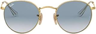 Ray-Ban Unisex Rb3447n Round Flat Lens Round Sunglasses