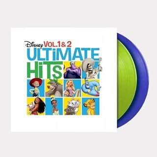 Disney Ultimate Hits Vol 1 & 2 - Exclusive Limited Edition Green & Blue Colored Vinyl 2LP