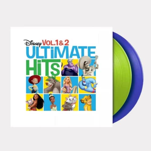 Disney Ultimate Hits Vol 1 & 2 - Exclusive Limited Edition Green & Blue Colored 