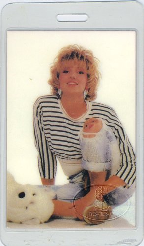 Debbie Gibson 1988 Laminated Backstage Pass Pink