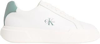 Calvin Klein Women's Sneakers with Moulded Sole Chunky Laceup in Leather