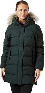 Helly-Hansen Women's Blossom Puffy Parka, 418 Dark Jungle, Medium