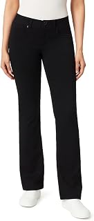 WallFlower Women's Luscious Curvy Bootcut Mid-Rise Insta Stretch Juniors Jeans (Standard and Plus) Jeans