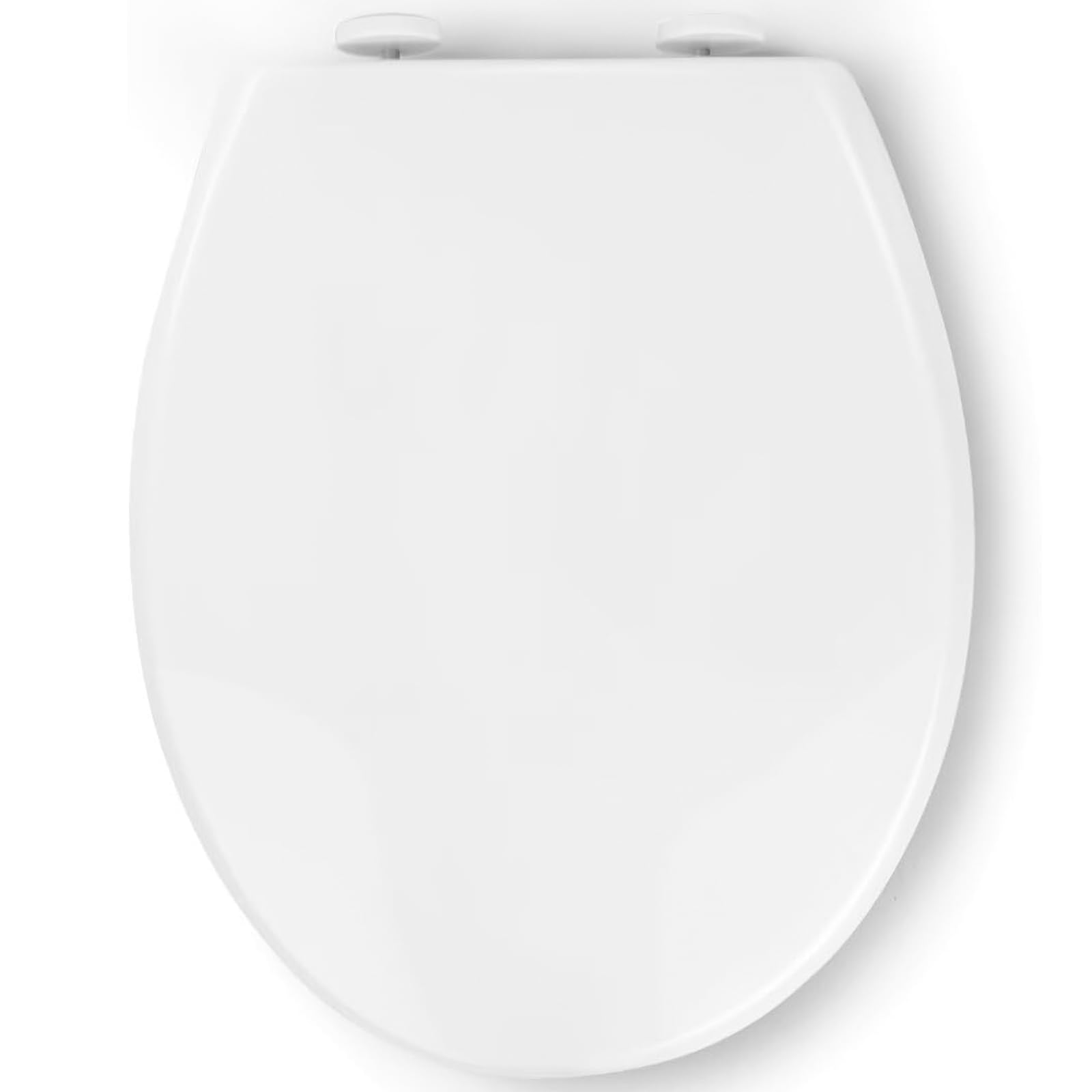 Pipishell Toilet Seat Soft Close with Quick Release, O Shape, White | One-Button