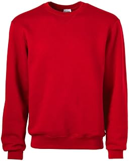 Soffe Men's Classic Midweight Fleece Crew Sweatshirt