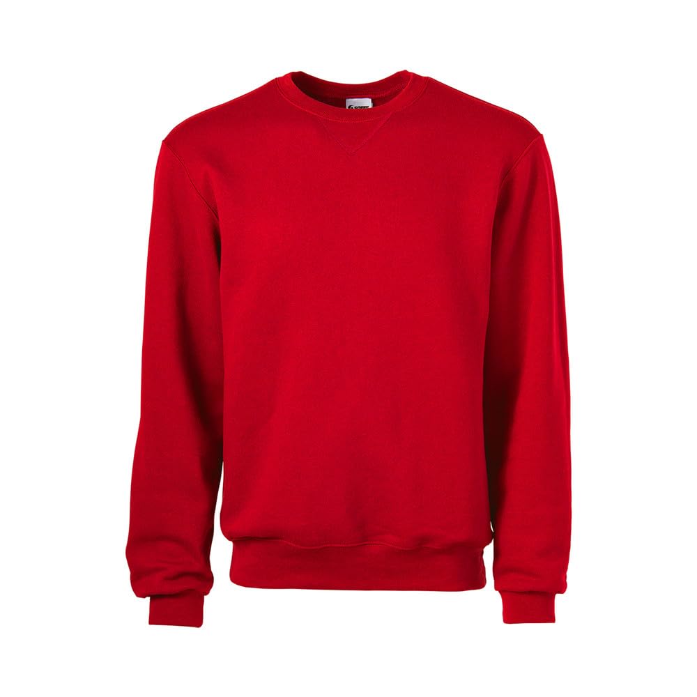 Soffe Men's Classic Midweight Fleece Crew Sweatshirt