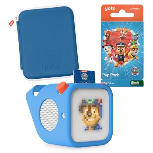 Yoto Player (3rd Gen) Kids Audio Player + PAW Patrol Pack + Case, Ages 2+ | MP3 