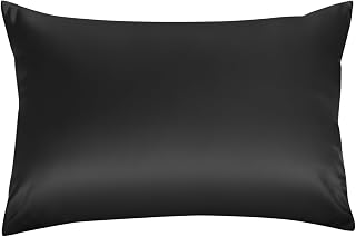 Huibao Pillowcase, 35 x 50 cm (13.8 x 19.7 inches), 100% Luxury Cotton, 300-Thread Count High-Density Fabric, Cotton Pillowcase, Hotel Quality, Envelope Style, Breathable, Antibacterial and Odor